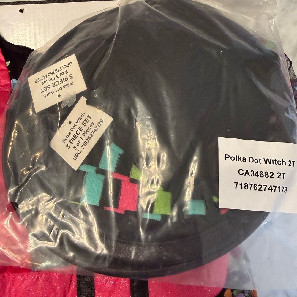 NWT Polka Dot Witch Costume for Toddlers - Picture 4 of 4